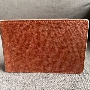 LOUIS VUITTON Taiga ID/Card Slim Case wallet card holder